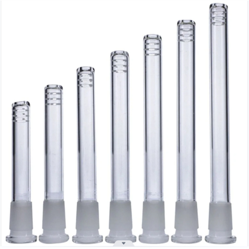 

Hookah glass downstem diffuser with 18mm Male to 14mm Female Clear Glass Bong Adapter Down Stem for Bong Water Smoking Pipes