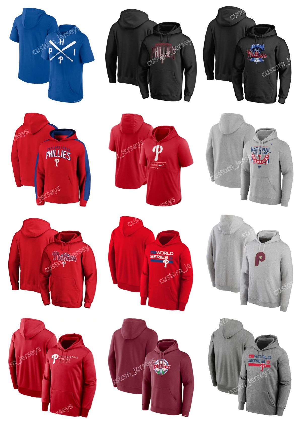 

Philadelphia''Phillies''Hoodie Men Women Youth Olive 2022 Salute to Service Therma Performance Pullover Custom Jersey Baseball Hoodie, #3