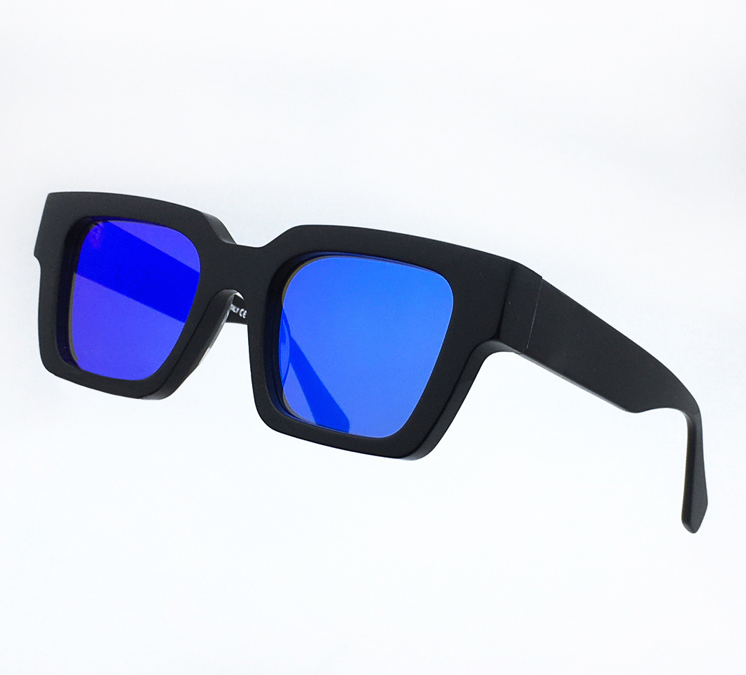 

Fashion popular designer mens sunglasses 012 classic vintage trend square thick plate glasses avant-garde hip hop style eyewear UVProtection come with case
