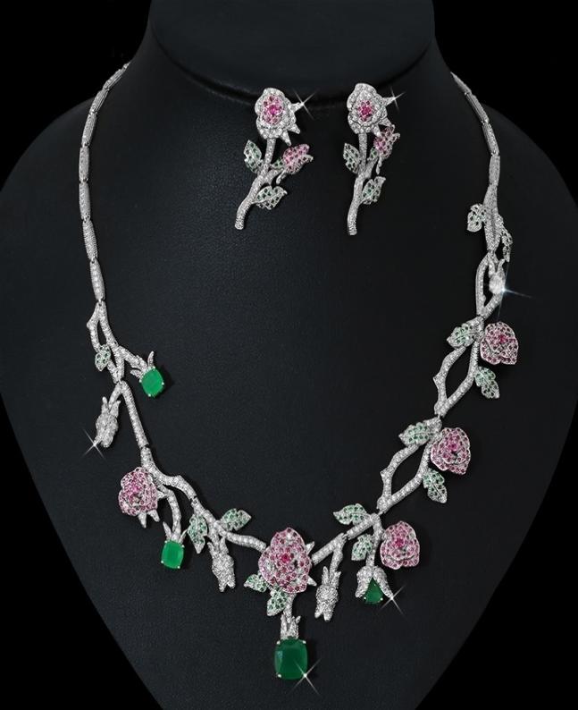 

Wedding Jewelry Sets Janekelly4 pcs Bridal Zirconia Full For Women Party Luxury Dubai Nigeria CZ Crystal t2210256391176