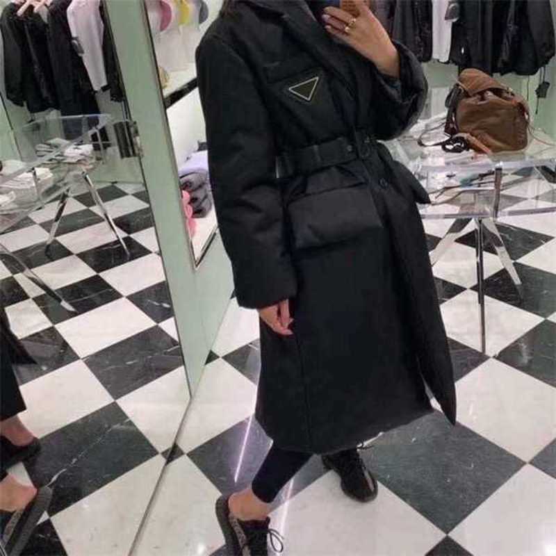 

Women' Down Parkas Design Womens Jacket Coats Winter Long Coat Fashion Style With Belt Corset Lady Slim Jackets Pocket Outsize Warm QPU1, Customize
