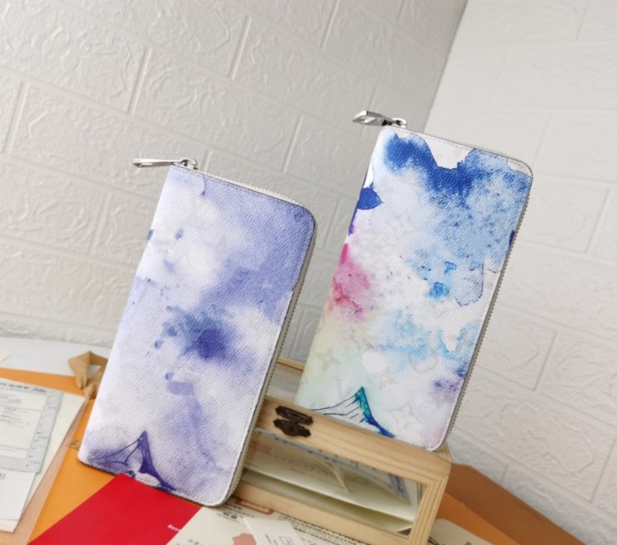 

Hot Luxurys Designers Wallet Short Long Wallets Bag Card Holder Carry Around Women Pocket Single Zipper Holders Money Cards Coins Men Leather Purse Evening Bags 2023, Clear