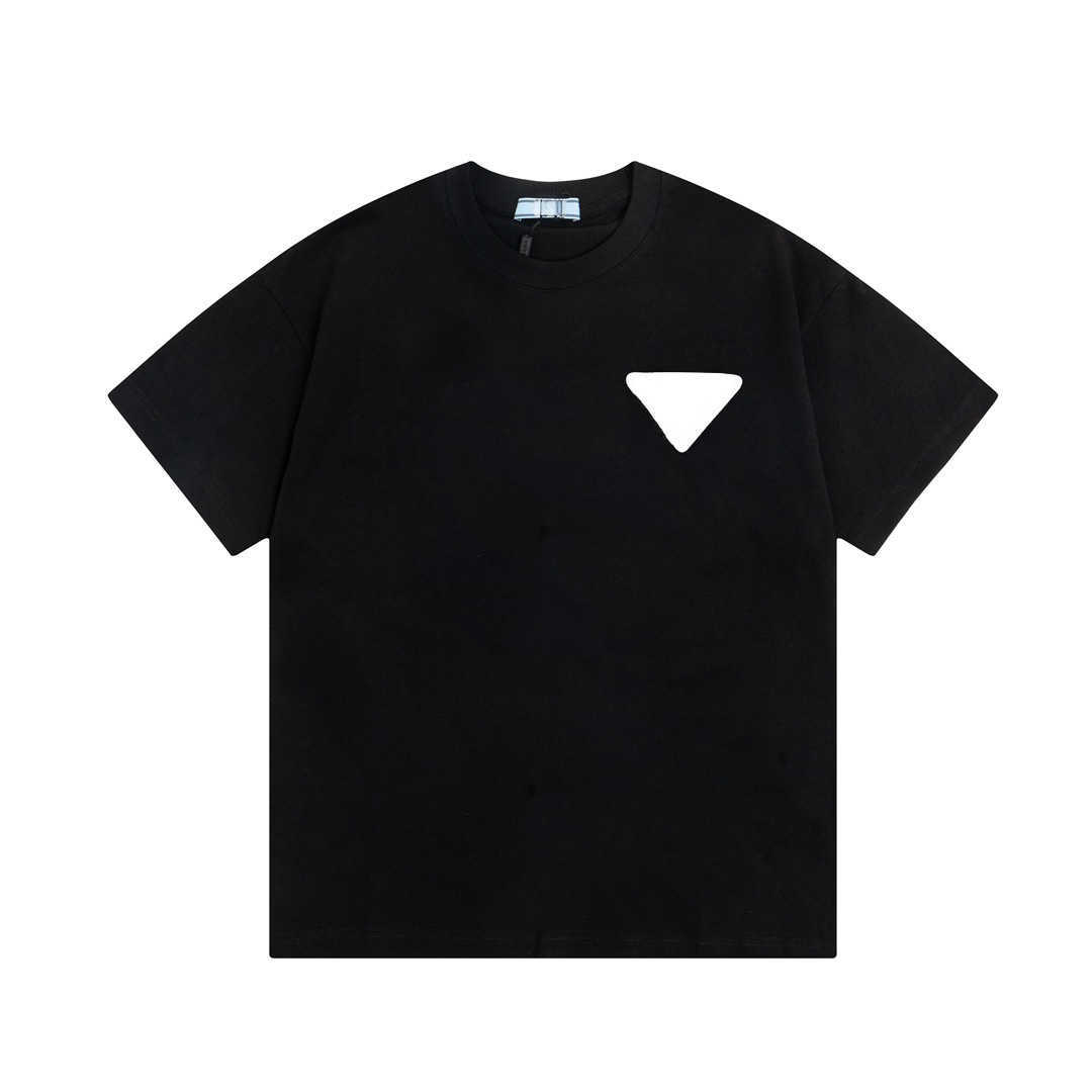 

Brand casual Men' T-Shirts 23 Early Spring New Fashion Letter Printing Men' and Women' Short Sleeve T-shirt plus size, White4