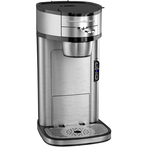 

Hamilton Beach The Scoop Single-Serve Coffee Maker Stainless Steel Black