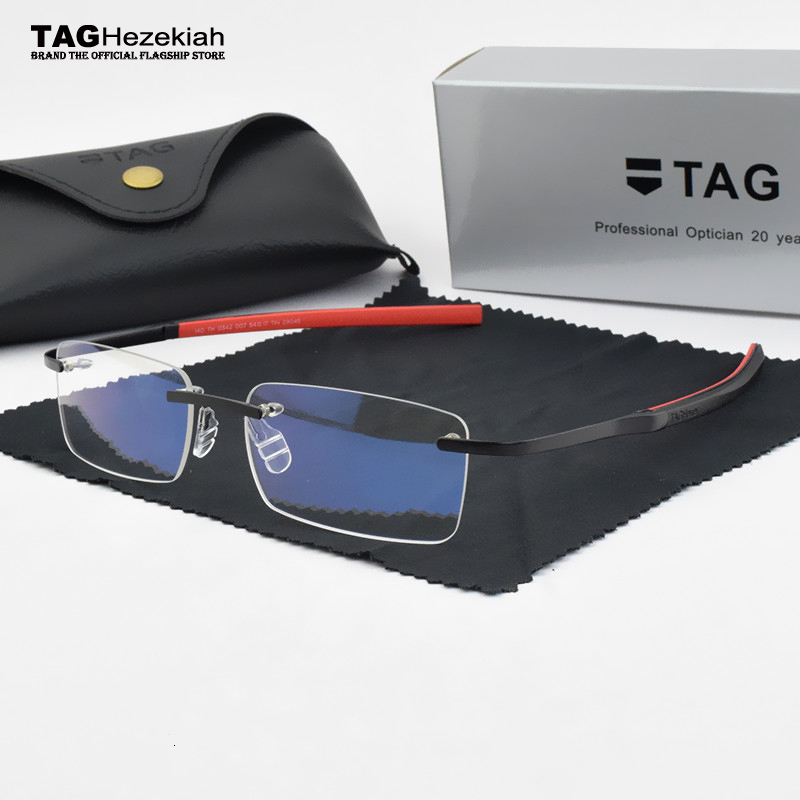 

Eyeglass Frame TAG Brand optical glasses frame Man Myopia computer Sports Eyeglasses Ultralight movement eye glasses for men spectacles TH0342 230113