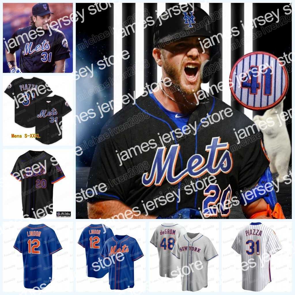 

Baseball Jerseys Met Javier Baez 12 Francisco Lindor 2021 Jersey 48 Jacob deGrom Michael Conforto James McCann Jonathan Villar Dominic Smith Jeff McNeil Pete, Men flex base