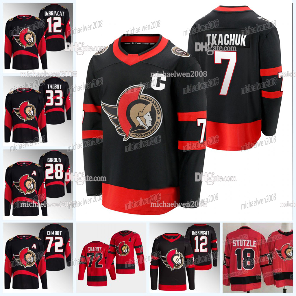 

Senators Brady Tkachuk Ottawa Jersey Alex DeBrincat Claude Giroux Tim Stutzle Thomas Chabot Cam Talbot Jakob Chychrun Alex Formenton Drake Batherson Nick Holden, Red