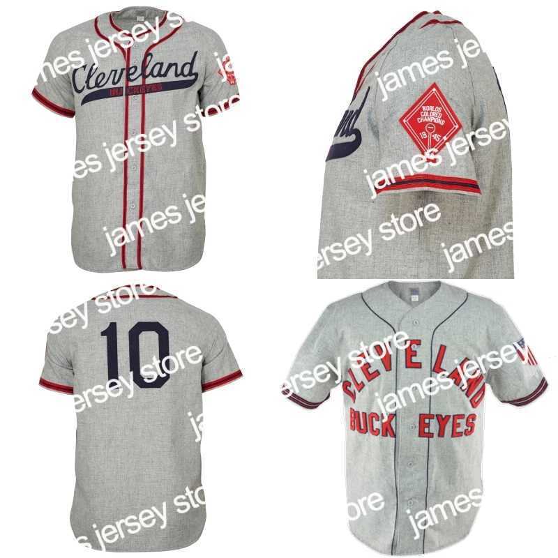

Baseball Wears College Jerseys Baseball Cleveland Buckeyes 1946 Road Jersey Custom Men Women Youth Baseball Jerseys Any Name And Number Doub, Grey number 10 no name