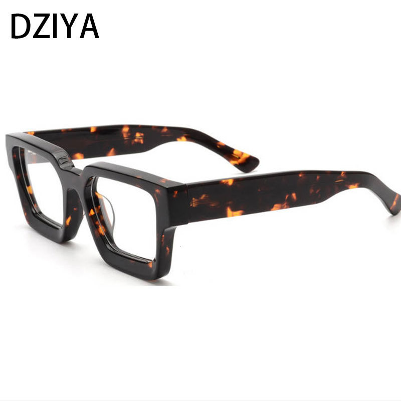 

Eyeglass Frame Vintage Big Wide Legs Acetate Glasses Frames Women Mens High Quality Optical Glasses Frames 60054 230113