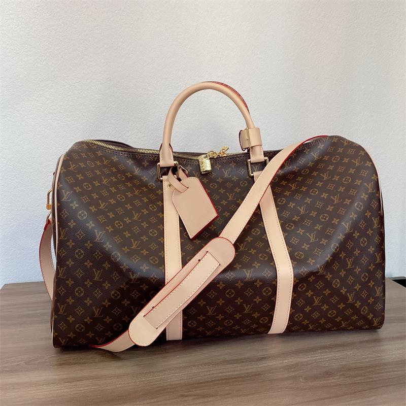 

Louis Vuitton Travel Bag Men'S Ladies Universal Classic Fashion Large Capacity Luxury Handbag Designer Bag Lv KEEPALL BANDOULIÈRE  Travel Bag No Box