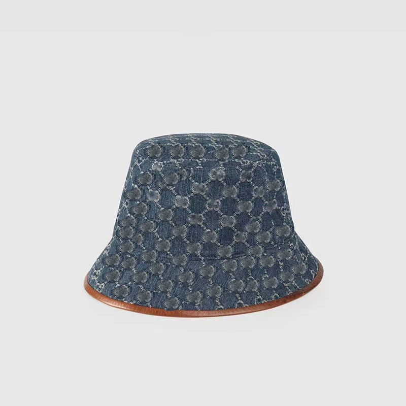 2023fisherman hat baseball cap fits hat ICONS cream-colored double letters blue jeans men's wear women's clothing Beanie Casquettes fisher