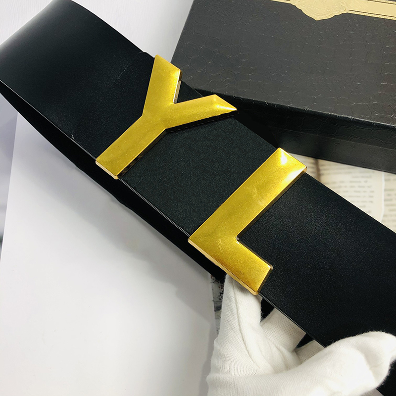 

Luxurys Designers Belts for Women monogrammed buckle belt metal circle fashion leather large size 7cm various styles very good, Width 7 cm