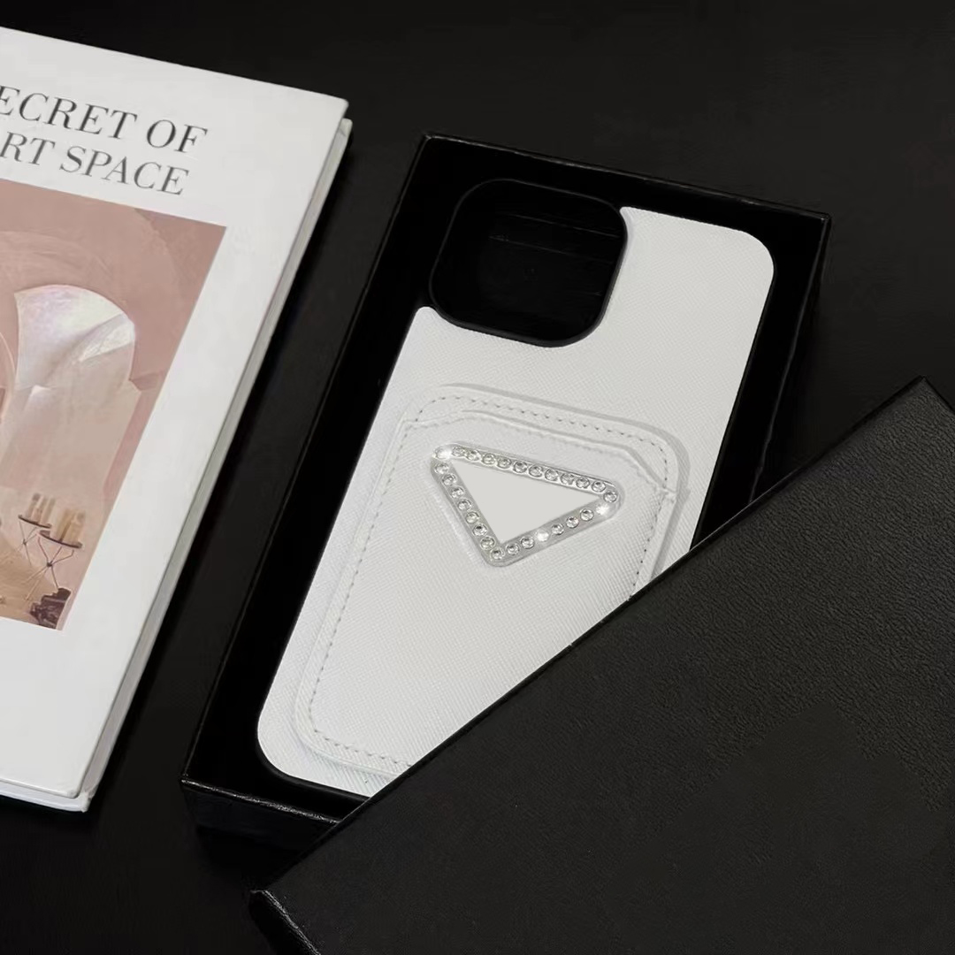 

Beautiful Blingbling Diamonts Designer phone cases for iPhone 14 13 12 11 pro max 14pro 13pro 12pro 11pro X Xs Xr 7 8 plus Luxury Leather Card Wallet Cover with Logo Box, #2