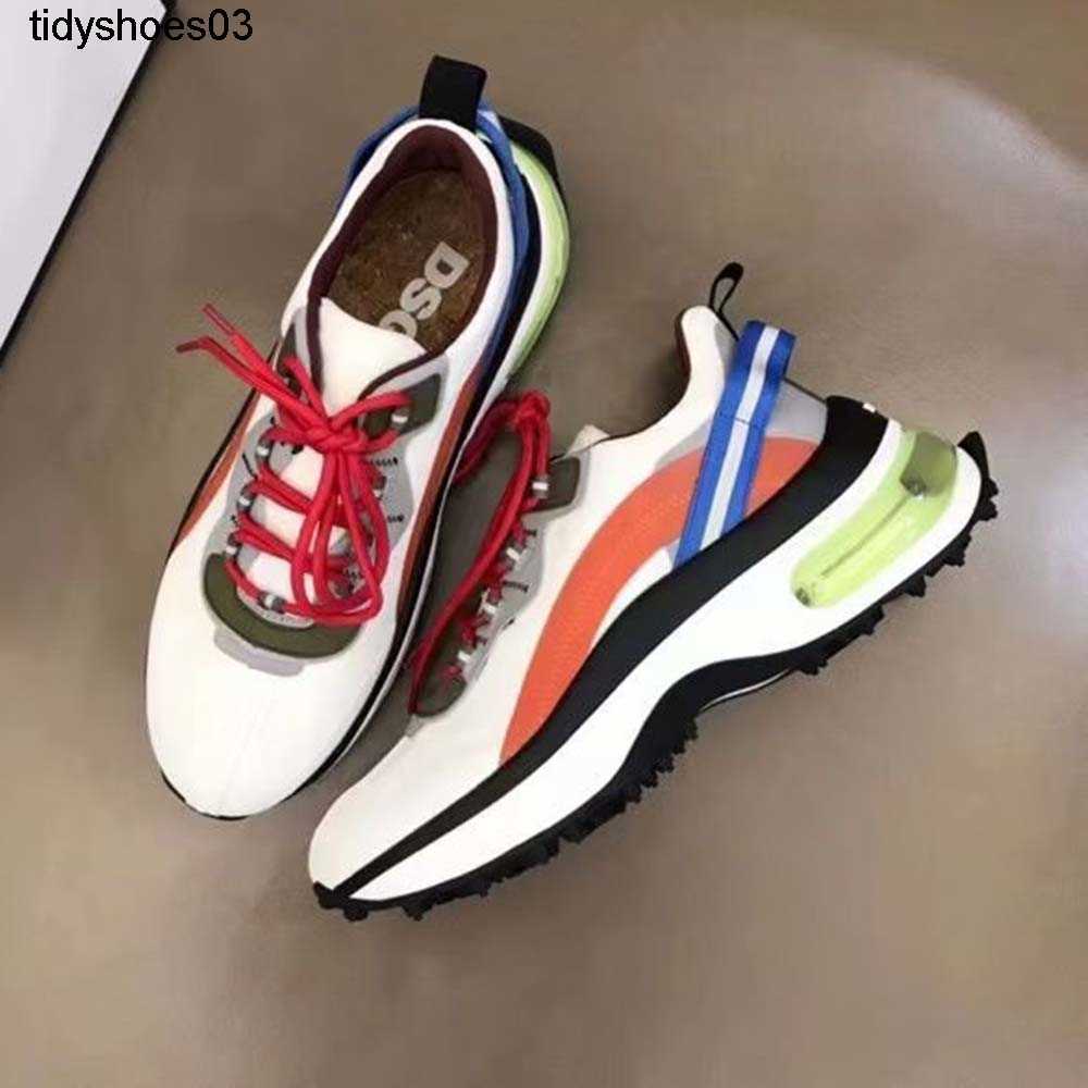 

high quality designer men D2 sneakers womens white mens shoes leather espadrilles flats platform oversized casual espadrille flat sole