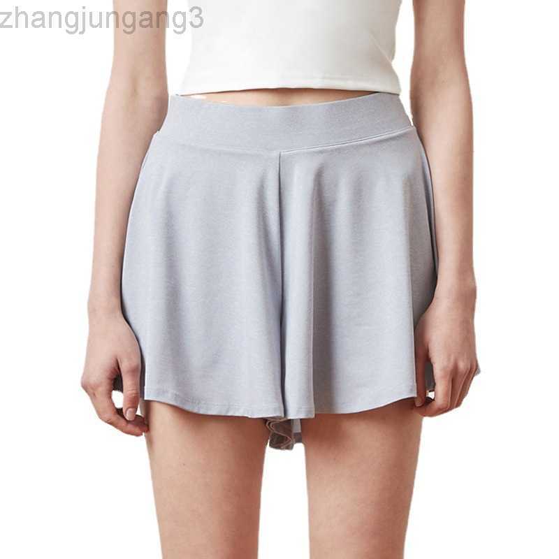 

Active Pants 23GG Yoga Running Pleated Leisure Sports Fitness Women's Anti-light Fake Two-piece Quick-drying Breathable Tennis Skirt Summer Lululemens Women, Dark gray