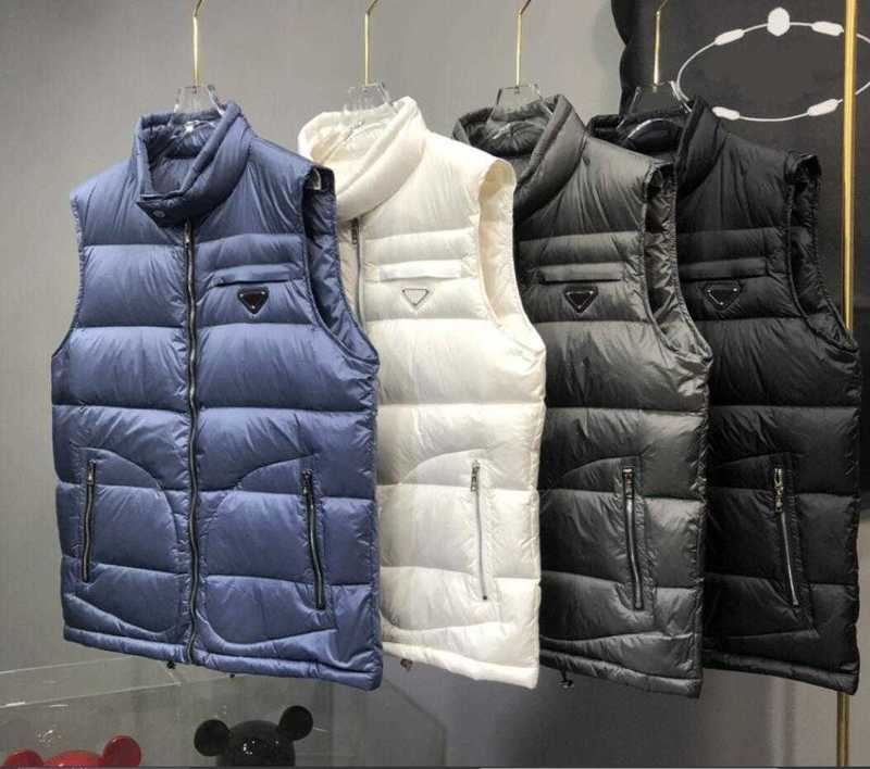 

Men's Vests Classic Designer Down Vest Parkas for Mens Women Jacket with Letters Winter 4 Colors Warm Sleeveless Jackets Coats Streetwear High 586T, White