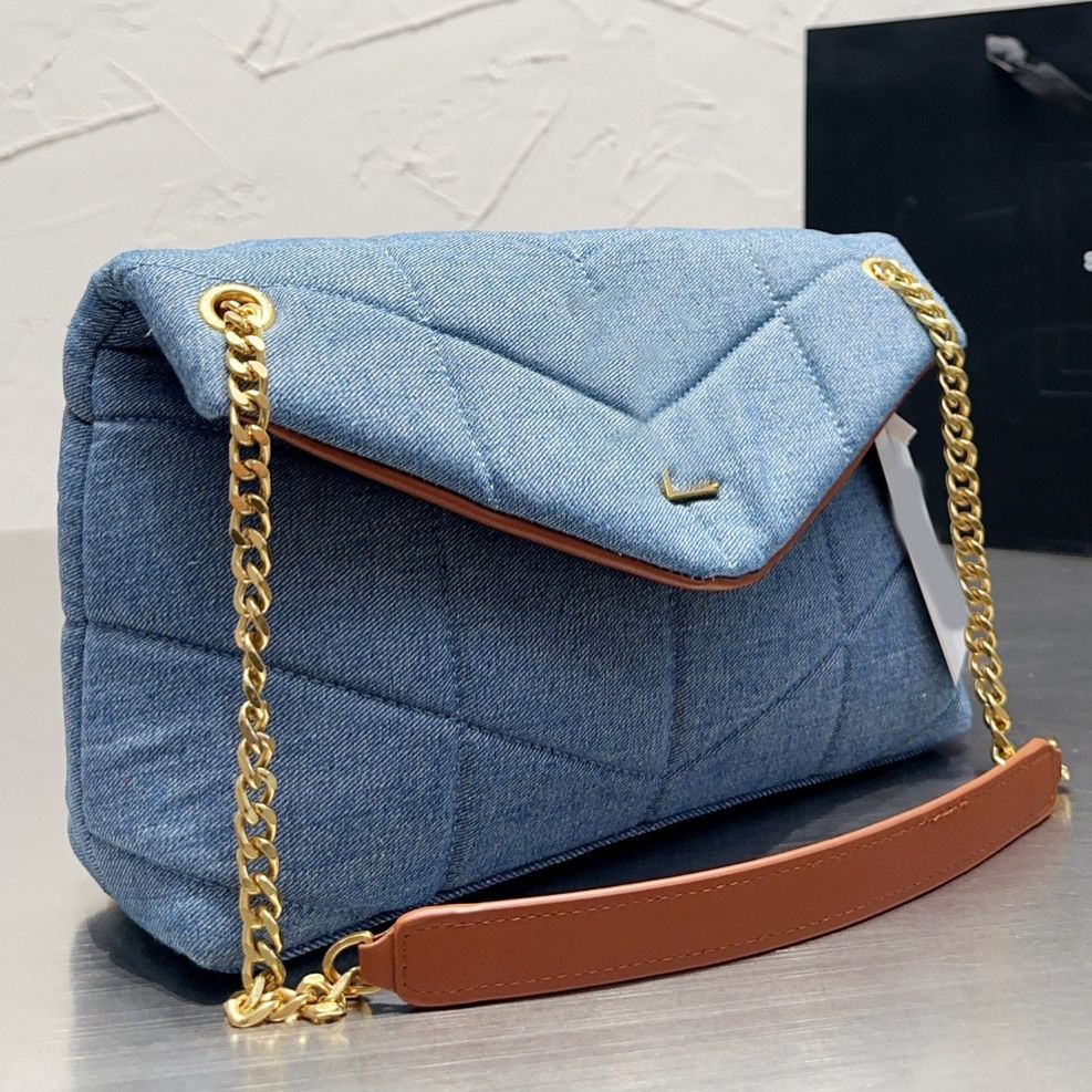 

Crossbody Cowboy bag chain luxury Designer brand Fashion shoulder bags Handbags letter purse phone bag wallet metallic lady tote bag, Customize