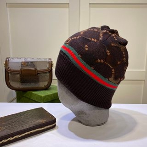 

Beanie Skull Caps Fashion Geometric Pattern Street Hat Unisex, Grey