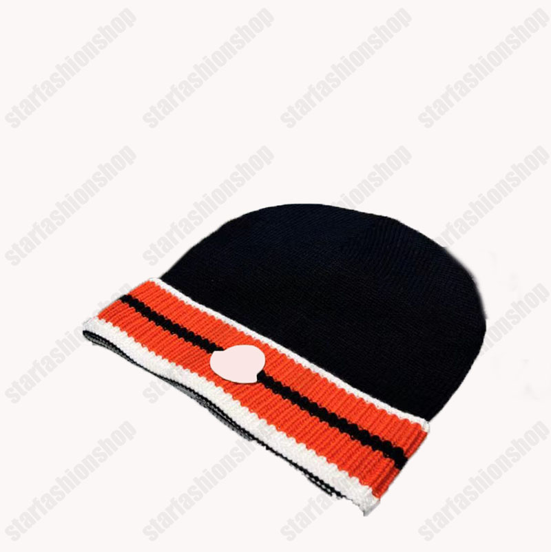 

Knitted Pom Hat Fashion Designer Skull Cap Letters Beanie Men and Women Unisex Cashmere High Quality, Black