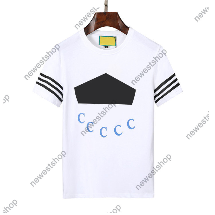 

2023 Mens designer Mens t shirts Summer Paris letter print Streetwear cotton Cooperative T Shirt women luxurys Tshirts Clothing 3XL, Black