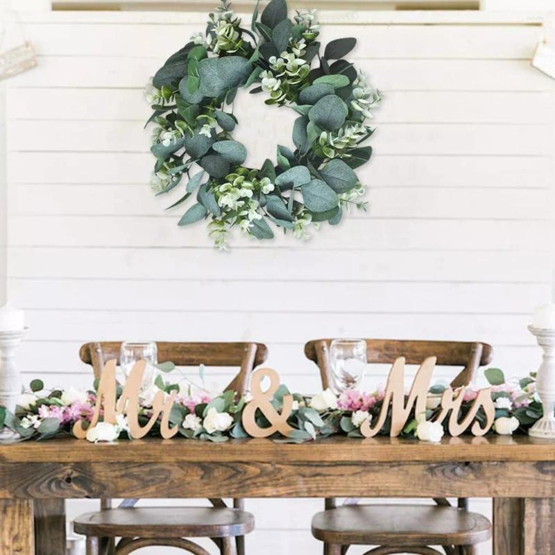

Decorative Flowers Money Eucalyptus Decorations Wreath Plants Background Wall Window Wedding Party Supplies Gifts Christmas Decor, Picture shown