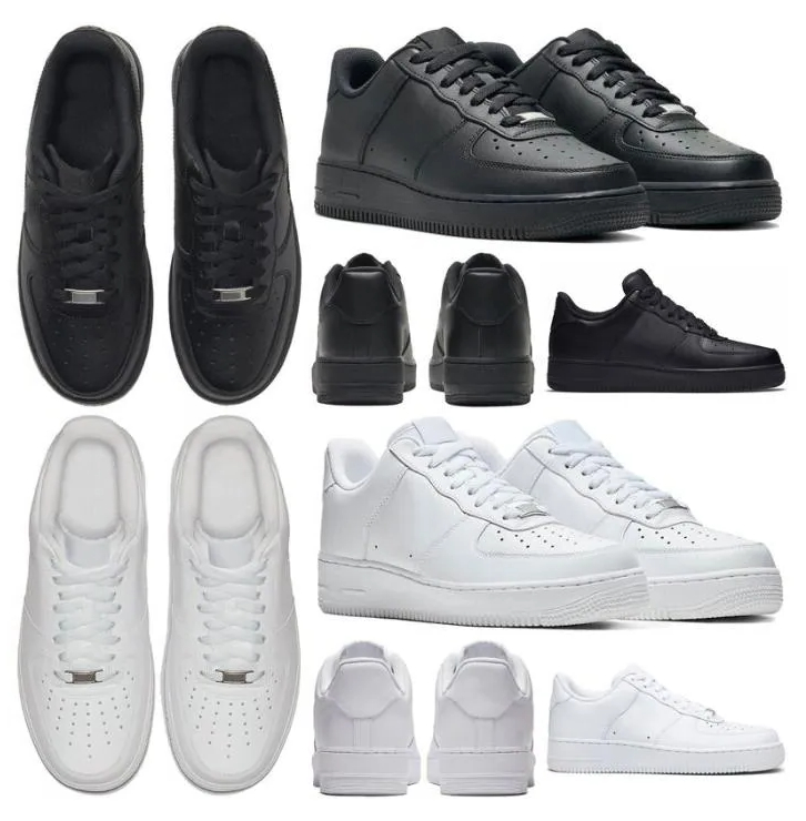

2023 Casual Shoes Trainer Sports Sneakers Designers Outdoor All White Black Wheat Running Men Low Forces Skateboard One Unisex 1 07 Knit Airs High Women Airforces