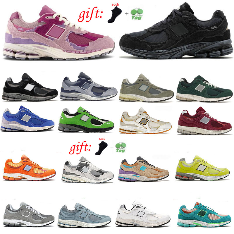 

Running Shoes 2002R B2002R Athletic Mens Women Luxury Black White Protection Pack Pink Rain Cloud Phantom Sea Salt Sail Designer Bowling OG Sneakers size 36-45, 10