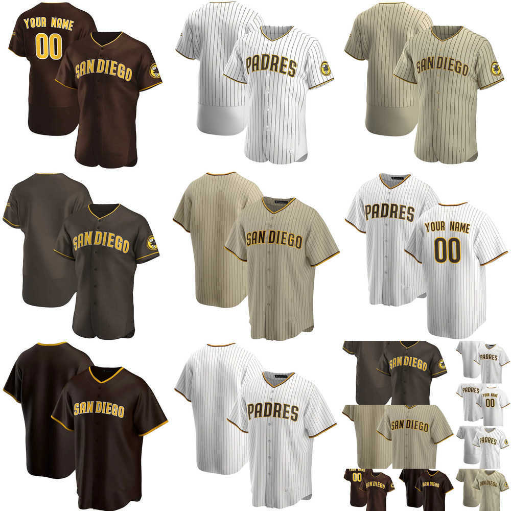 

Custom Jersey San Diego''Padres''Men women Youth 30 Eric Hosmer 36 Pierce Johnson 27 Keone Kela 29 Dinelson Lamet Baseball Jerseys, Color