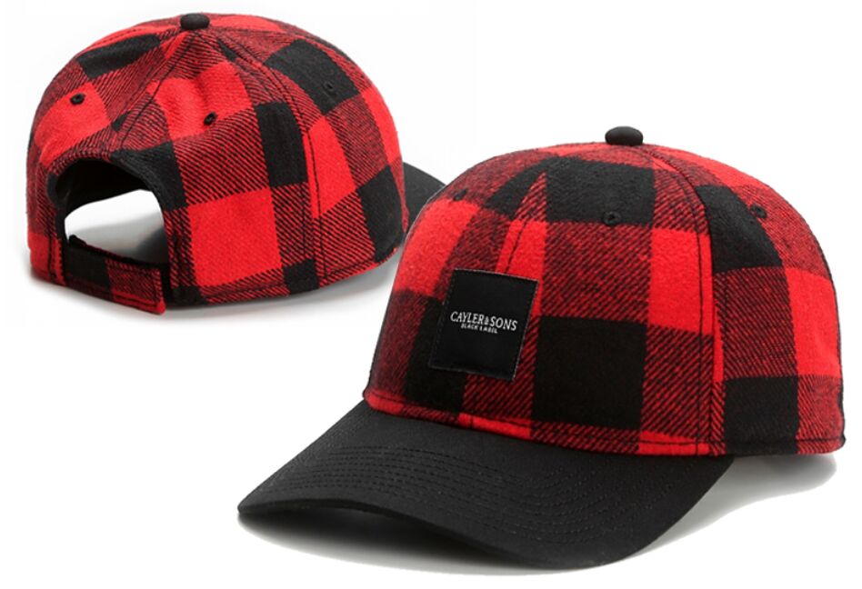 

Cayler Sons Cap Red/Black winter bucket for men ball caps New Styles Hats Adjustable sport sun bearing Caps wholesale
