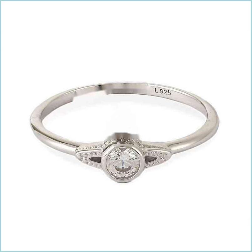 

Band Rings Vw Designer Ring Tide Iamond Inlaid Open Fashion Punk Hip Hop Jewelry Couple 925 Sier Accessories Me Dh0Dg
