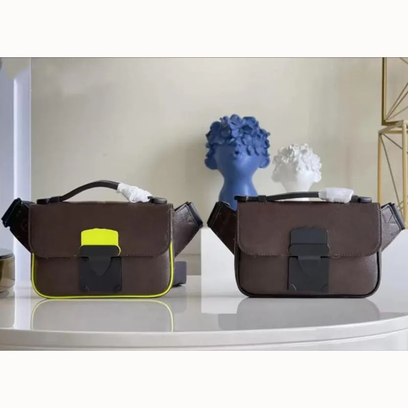 

top BAG Men's waist bag Desigher Belt Bag Multiple Carry Historic Trunk Clasps front pocket BumBag For Men