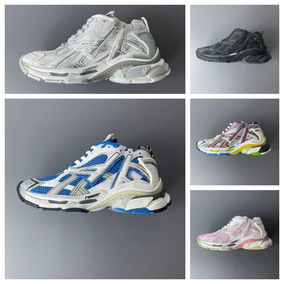 New Designers Women Men Runner 7.0 Casual Shoes Triple s Paris Transmit Sense Black White Pink Deconstruction Jogging Hiking Trainers 7 Sneakers 35-