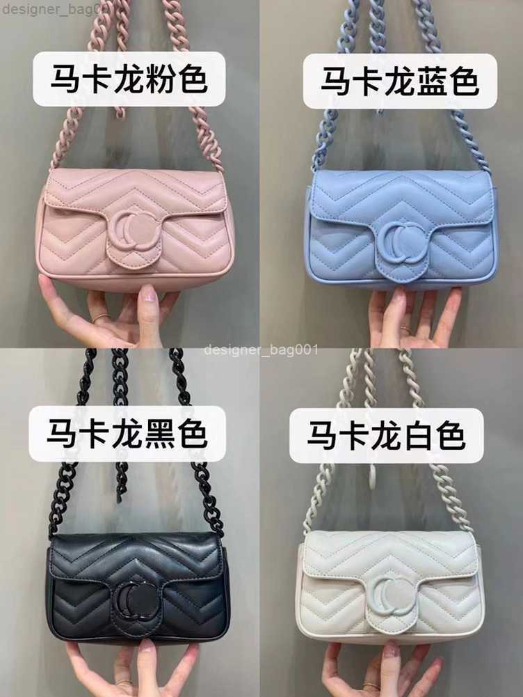 

18cm New Macaron Marmont Luxury Designers Bag Women Shoulder bag Messenger Totes Coin Purse Handbags Classic Crossbody Clutch gucci guccie, #3