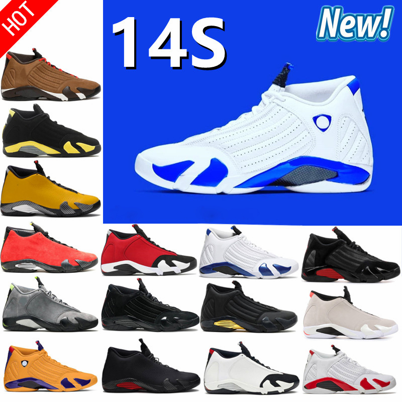 

Jumpman 14S Men Basketball Shoes 14 XIV Winterized Gym Red Hyper Royal Last Shot Candy Cane Black Toe Thunder Red Doernbecher Man Sport Trainer Sneakers 40-47, (6)