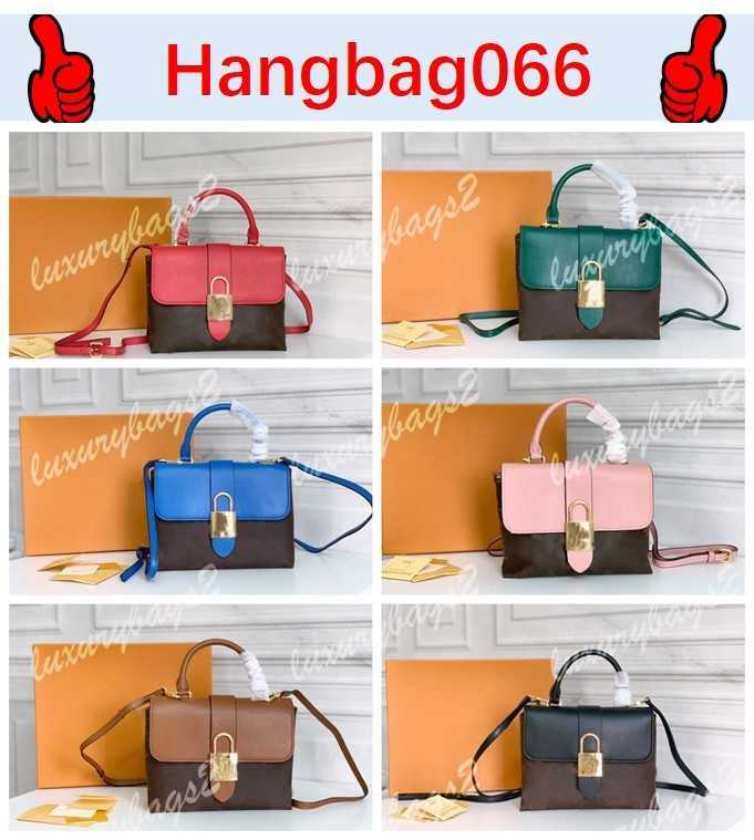 

One Handle Designers Womens Handbags Purses Shoulder Women Bags Handbag M43577 Messenger Bag Total 6 Colors Genuine Leather Locky Crossbody, Red