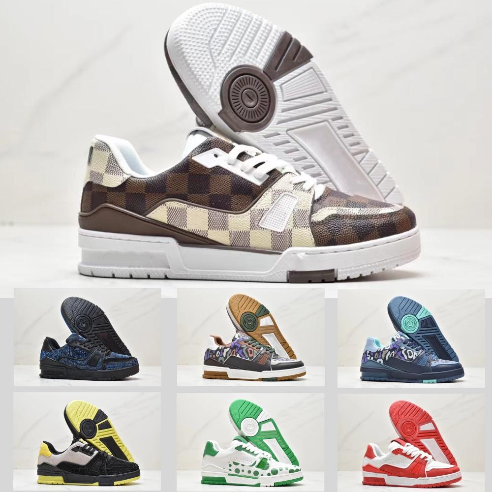 

2023 Designer tn trainer shoes Unisex man woman Casual Shoes high-end Low Sneakers Size 36-45 blue green orange black Luxury diverse shock