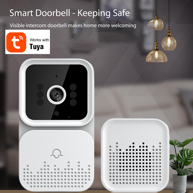 

Doorbells Tuya Smart Wireless Video Doorbell Digital Visual Intercom WIFI Door Bell Waterproof Electronic Doorman Home Security Camera 230114