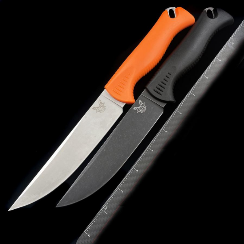 BENCHMADE BM 15500-2 Hunt Meatcrafter Fixed Blade Knife Outdoor Camping Hunting Pocket Tactical Self Defense EDC Tool 535 781 485 550 555 556 BM9-image-837239257