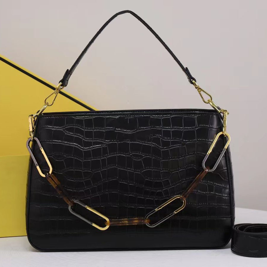 

Top Ladies Handbags Fashion Designer Bags Famous Messenger Bags Shoulder Solid Crocodile Print Leather Wallets 3388, 2#3388