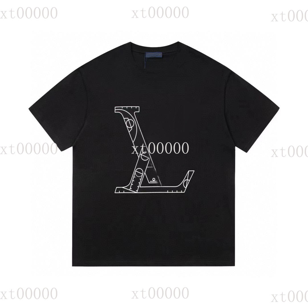 

22SS Designer Letter Printed T Shirts Tee Sweatshirt Fashion High Street Short Sleeves Summer Casual T-Shirt Breathable Men Women Crew Neck Tees Dresses for Wo 30-334, Black