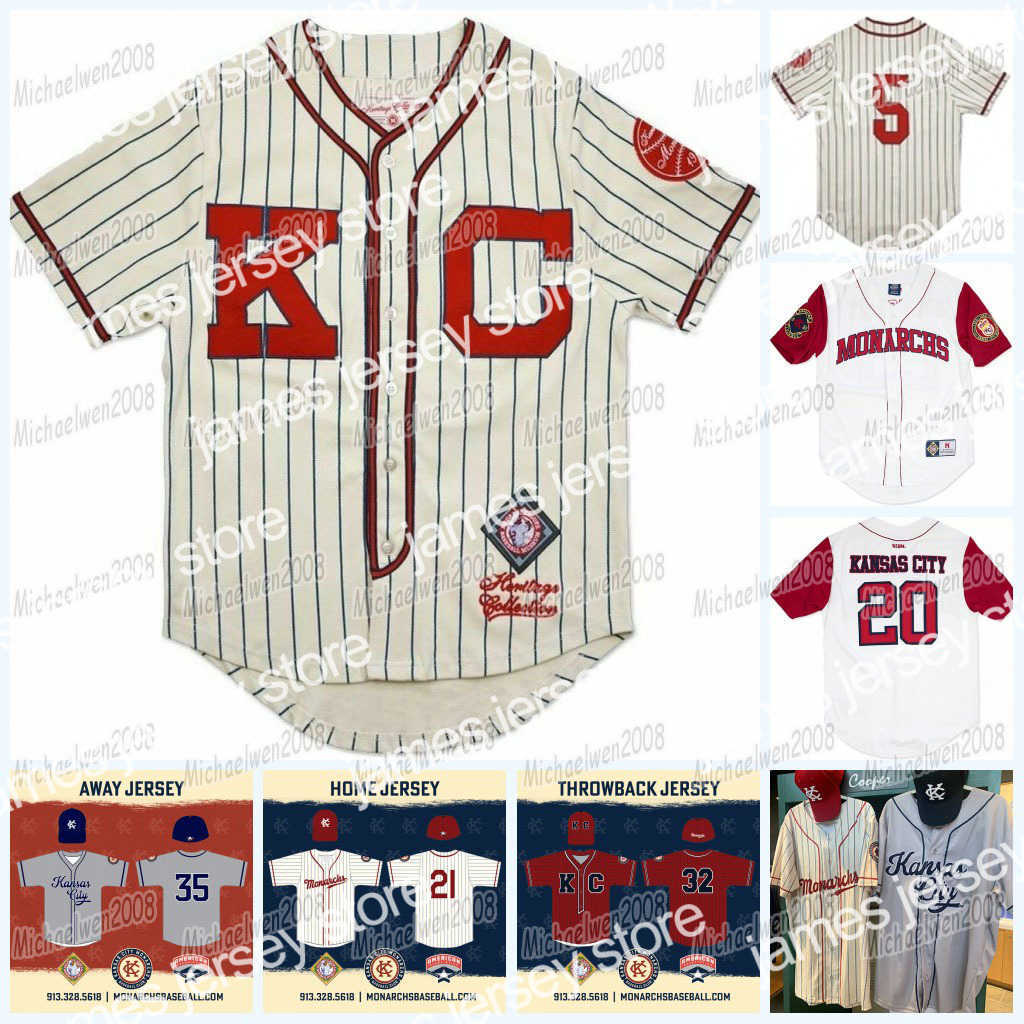 

Baseball Jerseys Kansas City Monarchs Jersey Throwback 5 Jackie Robinson Negro League 100% Stitched Custom Baseball Jerseys Any Name Number Good Quality, Grey as picture