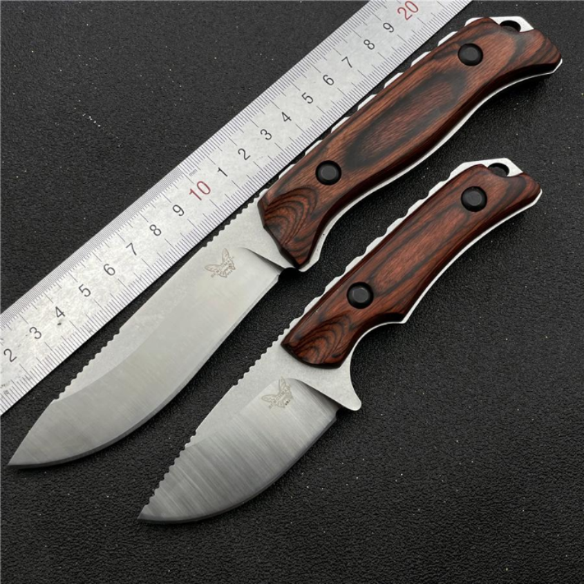 BENCHMADE 15017 15002 HUNT fixed straight knife outdoor camping hunting pocket kitchen fruit 133 140 15500 535 940 550 KNIVES BM0022/23-image-837238424