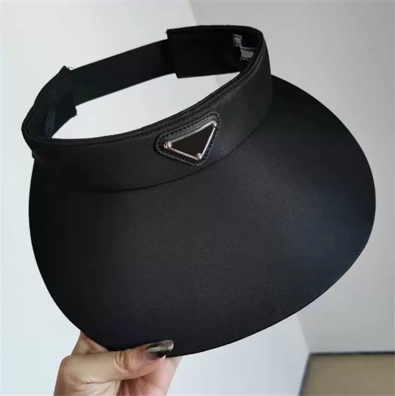 

Summer Visors Hats Womens Designer Ball Caps Fashion Brand Sun Hat Casquette Woman Beach Cap Men Outdoor Sport Baseball Cap Black Sunhat