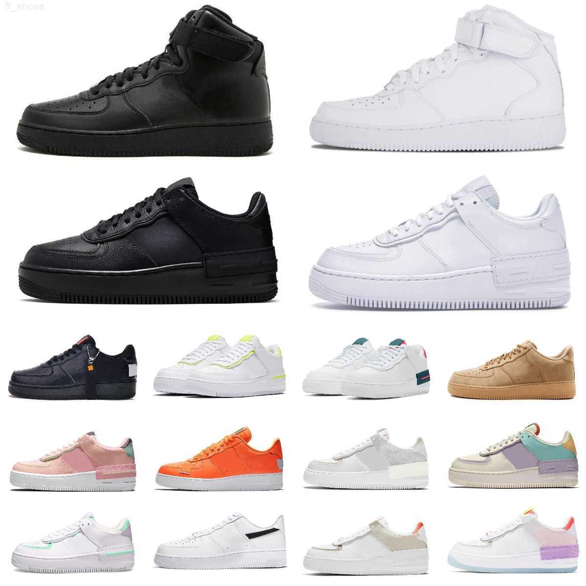 

2023 New Mens Women Airforces 1 Classic Casual Shoes Airforce One Skateboarding White Black Airforces Ones High Low Cut Trainers Forces 1s, 1008