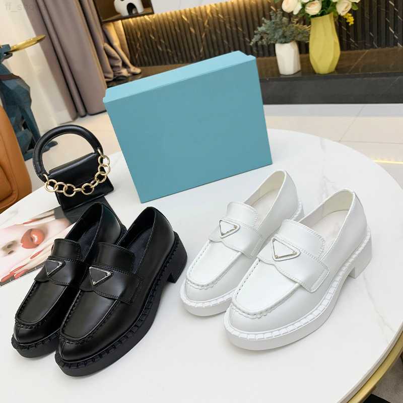 

2023 Desinger Women Casual Shoes Monolith Triangle Black Shoe Increase Platform Sneakers Cloudbust Classic Patent Matte Loaf High Quality