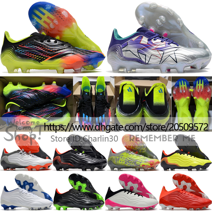

Send With Bag Quality Soccer Boots Copa Sense.1 FG AG Low Tops Football Cleats For Mens Outdoor Soft Leather Comfortable Training Spikes Soccer Shoes Size US 6.5-11.5, Ag 12