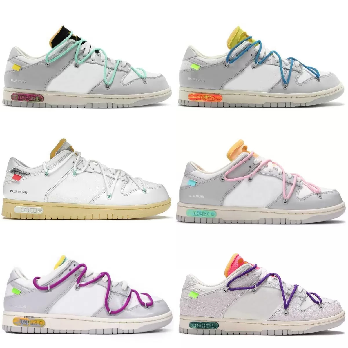 

2023Designers Casual Shoes Dear Summer Lot 1 03 Of 50 Collection Red Pine Orange Green DunkES Low White OW The 50 TS Trainer Chunky UNC Mens Women Sneakers S8, Lot 14 of 50