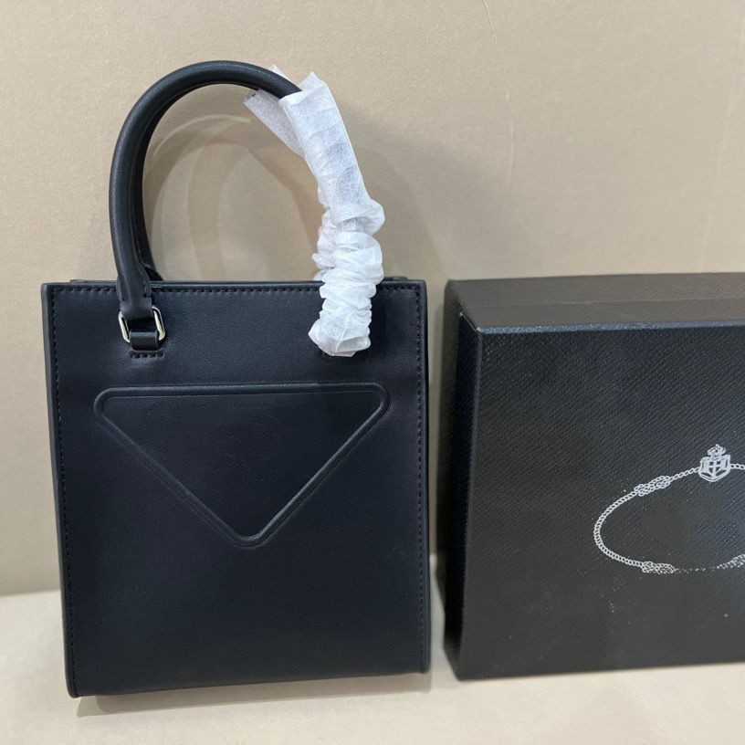

Women's Luxury Designer Handbags Shoulder bags Tote Fashion Solid Soft Handle Vertical Tote Bag Mini Long Strap Shoulder Bags Gift Box Package Factory Direct Sales, Black