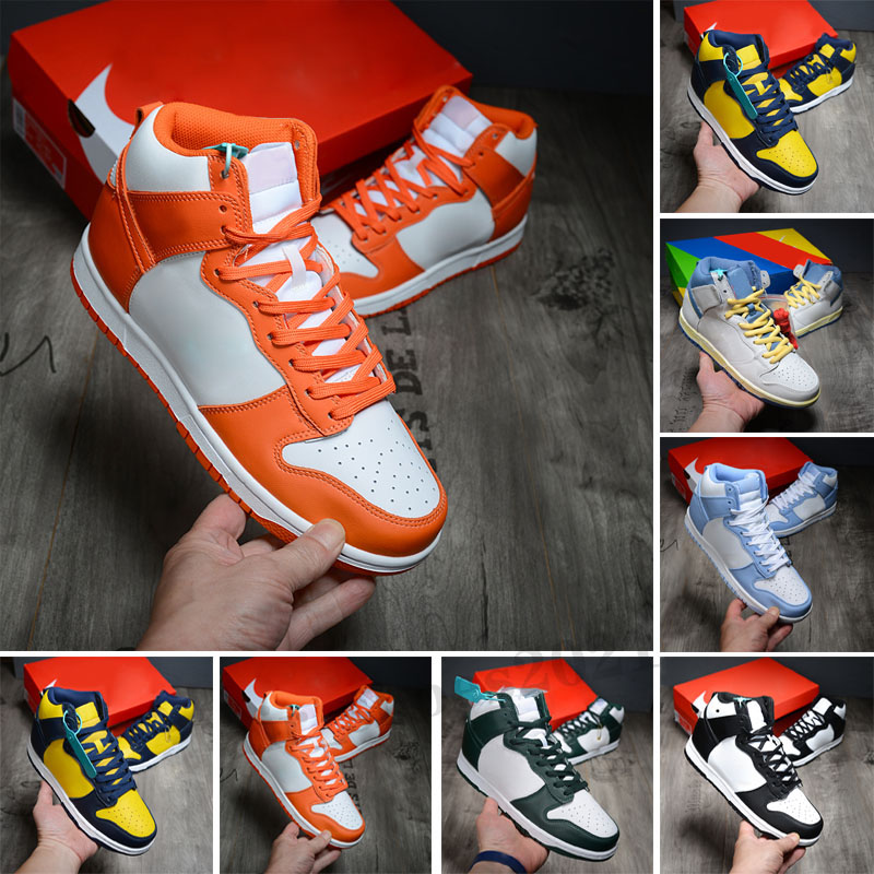 

Running Shoes Mens Trainers Sneakers High Black White Vast Grey Pink Midnight Navy Varsity Purple Maize Laser Blue Designer Dunksb Unc Dunks Women Prime Syracuse, Color 4