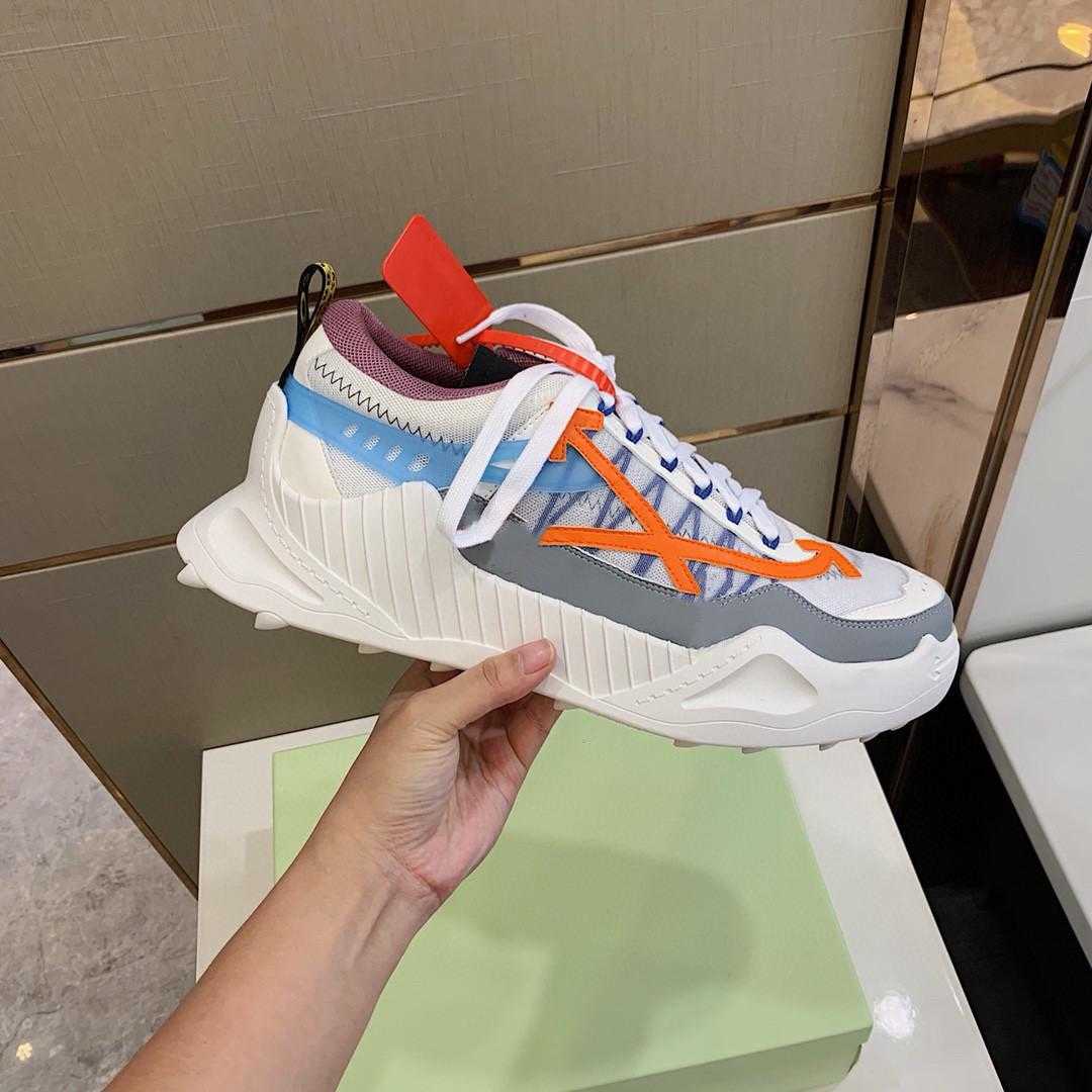 2023 Fw19 Odsy 1000 Low Top Casual Chaussures Designer Sneakers Virgil Hommes Designers Chaussures Vulcs Mode Luxe Off Modèle Blanc Femmes Casual